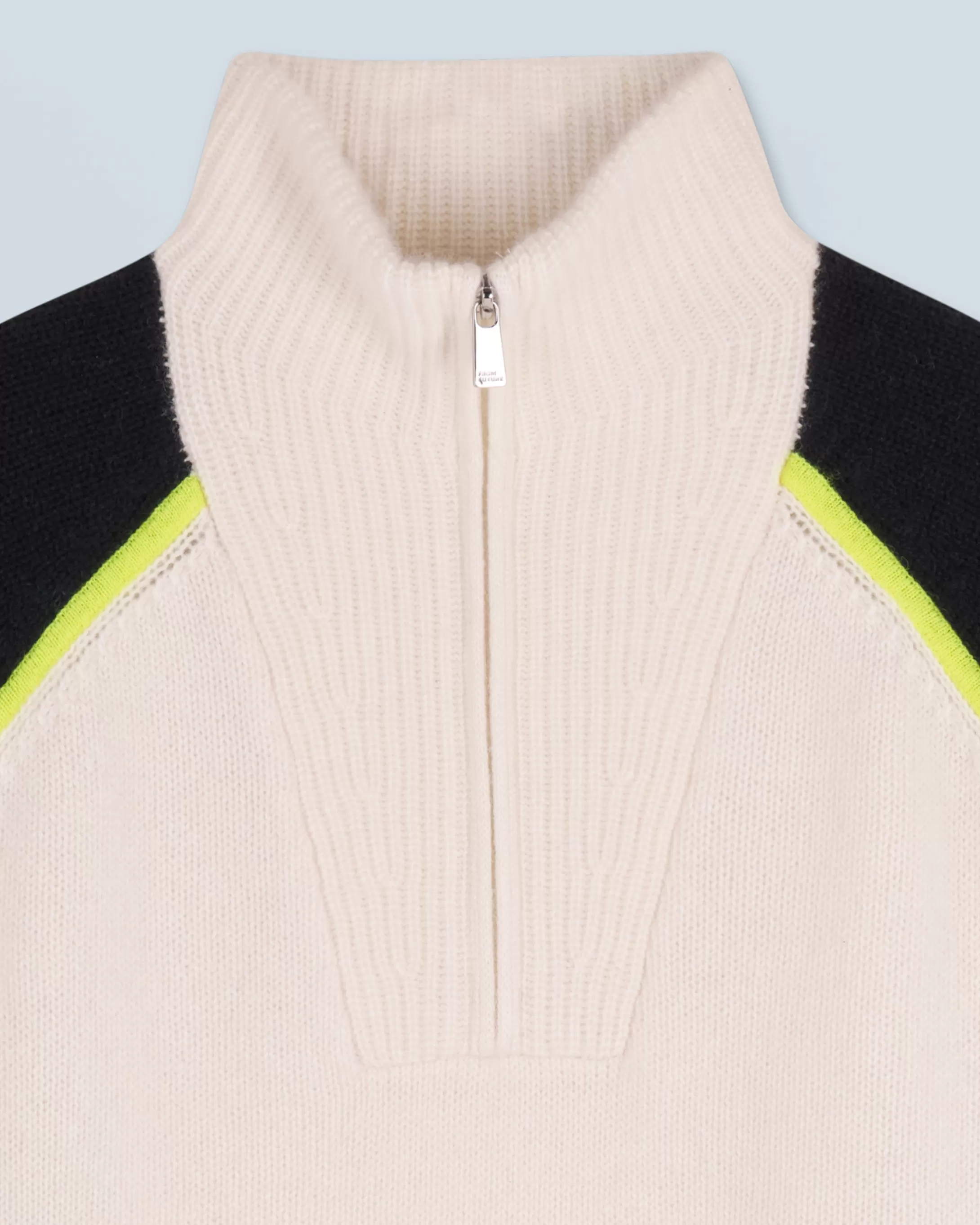 Maglione Collo alto con Zip Bicolore | FROM FUTURE Hot