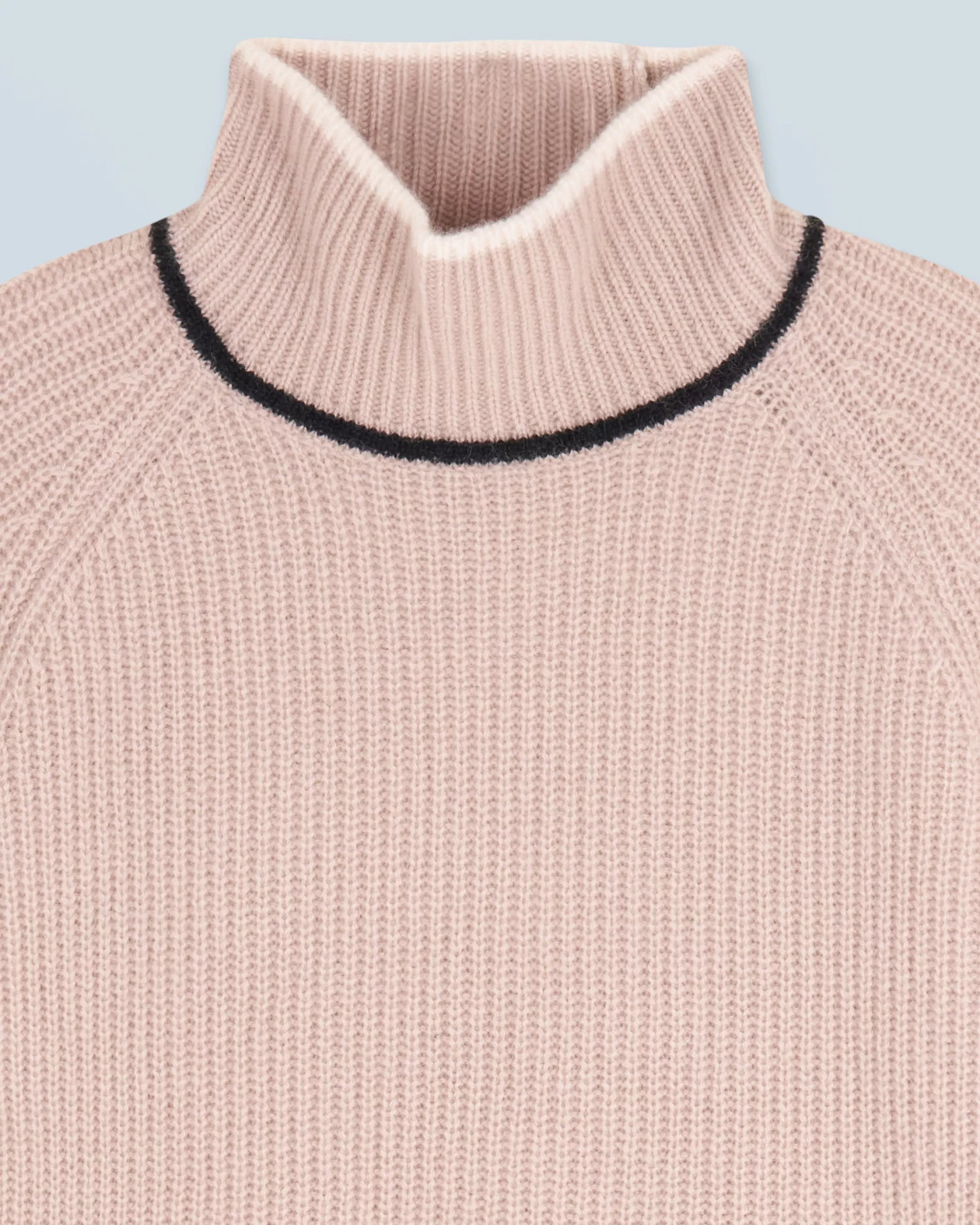 Maglione Collo alto Tricolore a Costa perlata | FROM FUTURE Best Sale