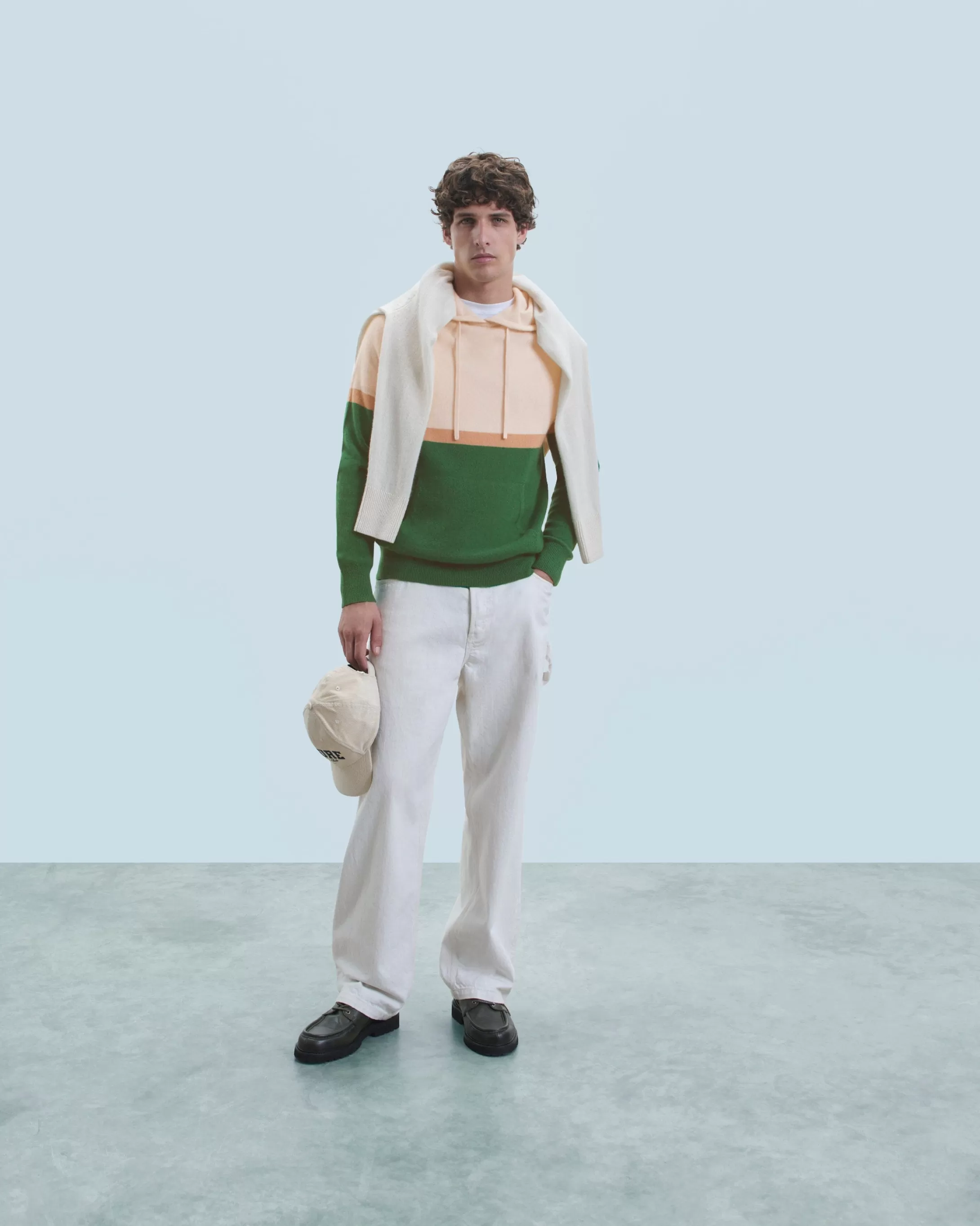 Maglione Felpa con cappuccio Color Block | FROM FUTURE New