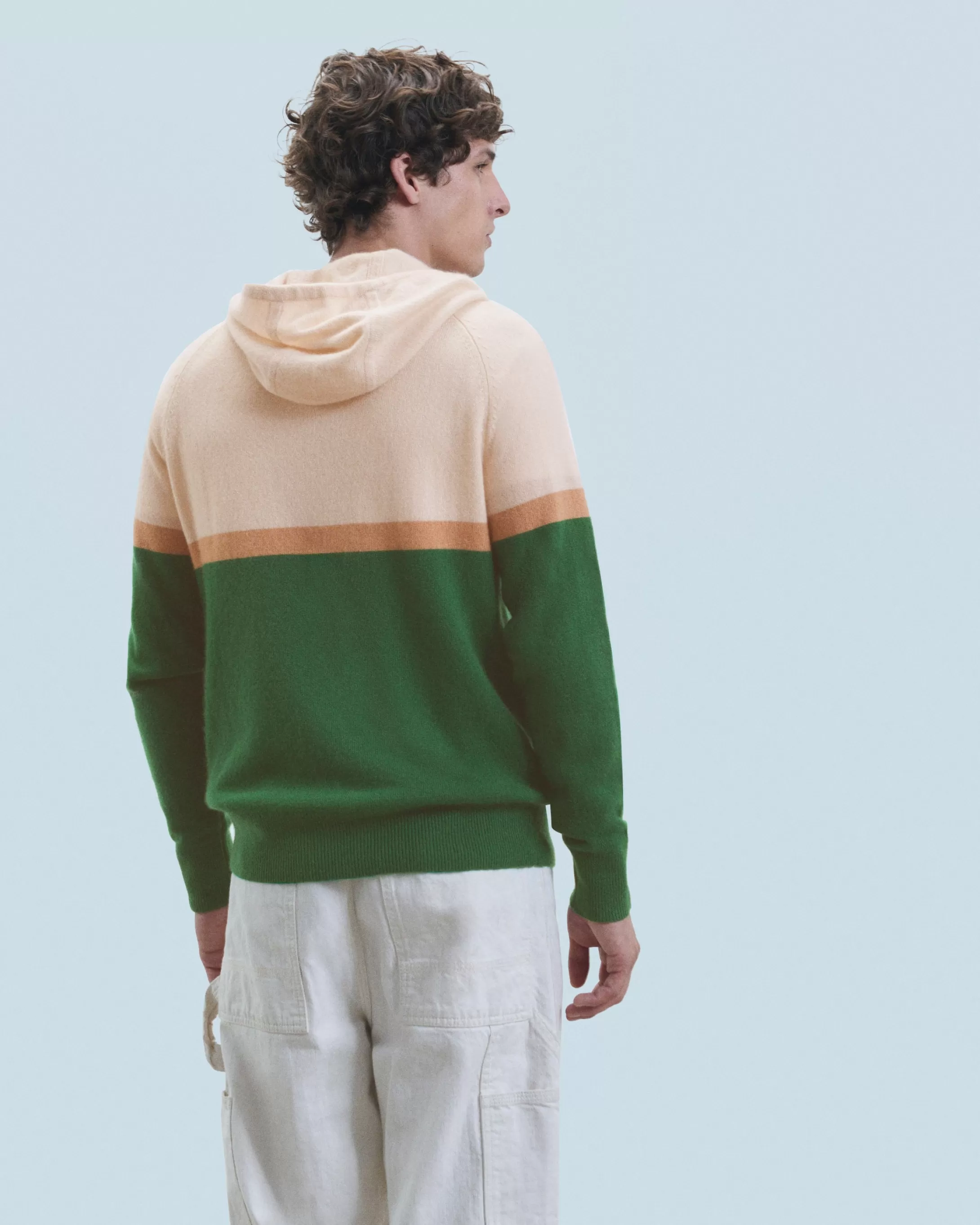 Maglione Felpa con cappuccio Color Block | FROM FUTURE New