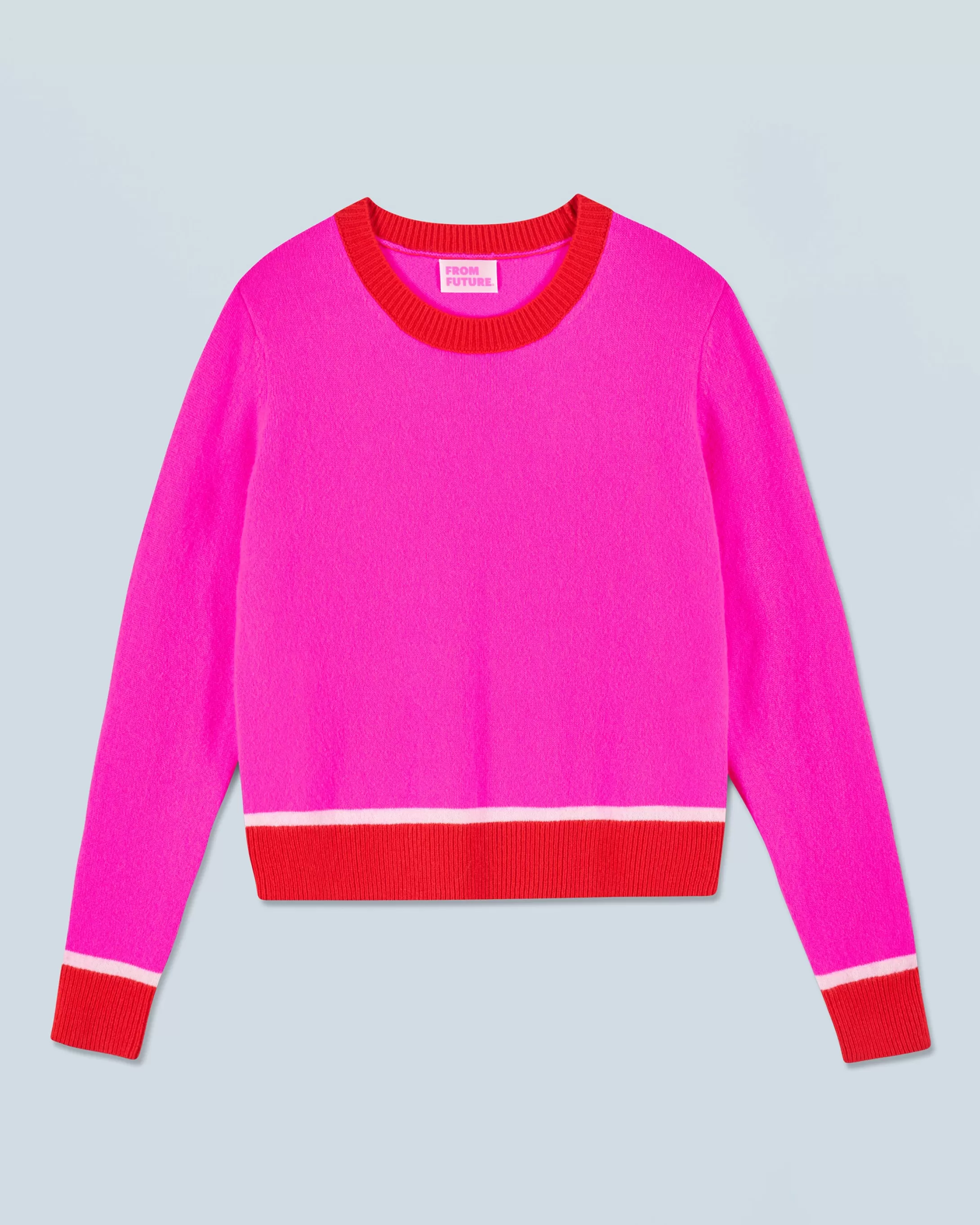 Maglione Girocollo Luce a contrasto bicolore | FROM FUTURE Flash Sale