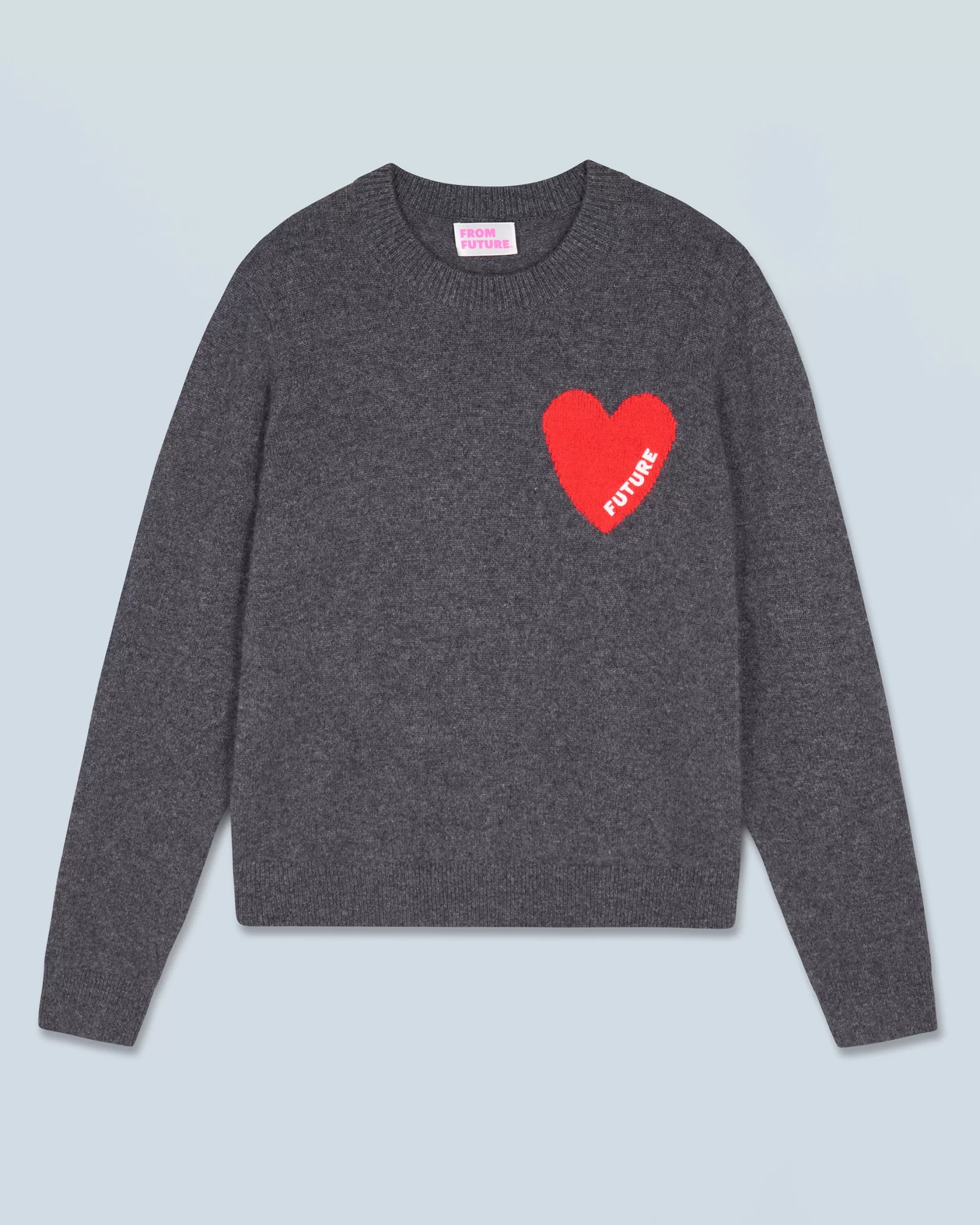 Maglione Scollo tondo Cuore Leggero | FROM FUTURE Online