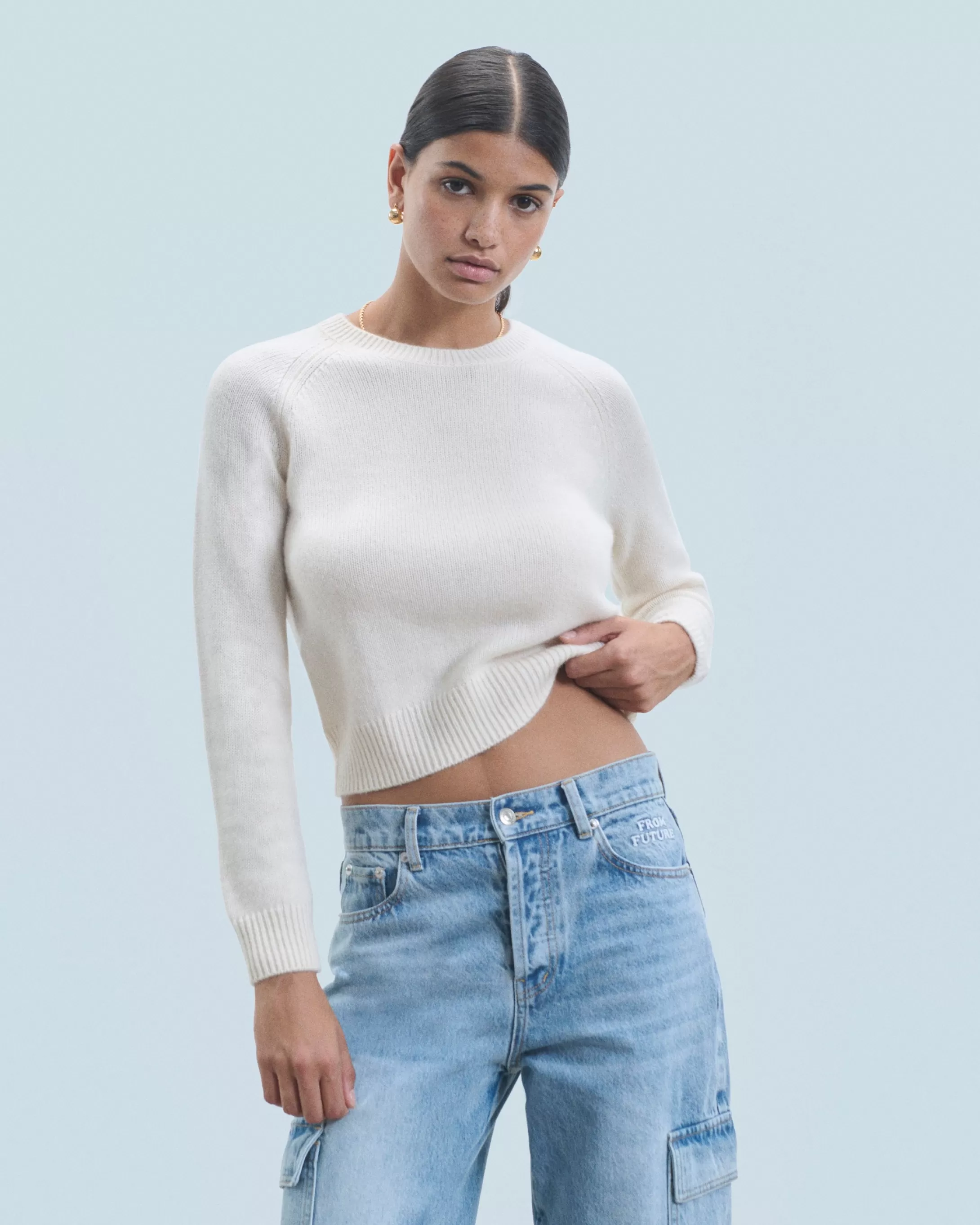Maglione Scollo tondo Raglan | FROM FUTURE Outlet